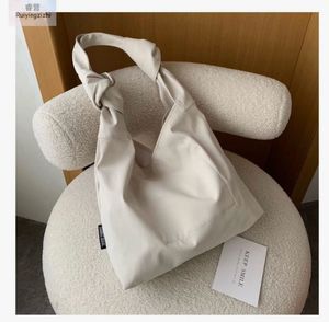 Minimalist Knot Handle Shoulder Bag