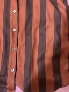 Striped Button-Up Shirt