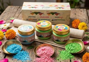 Natural Holi Gulal Set of 3