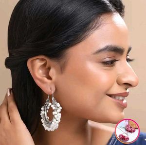 Chand Baliyan Oxidised earrings.