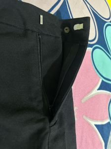 Black Pleated Mini Skirt