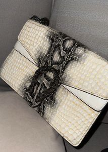 Chic Snake Print Crossbody Bag