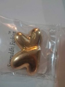 Chic Gold Hoop &amp; Heart Earrings Set