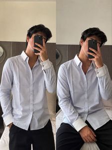 Classic Pinstripe Button-Up Shirt