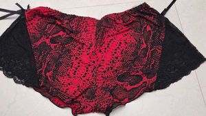 Satin Snake Print Pajama Set