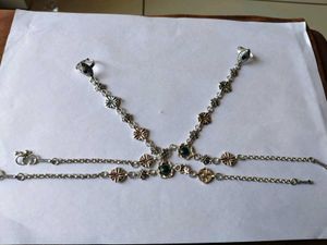 Elegant Gold &amp; Silver Mangalsutra Set