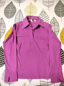 Magenta Shirt Top