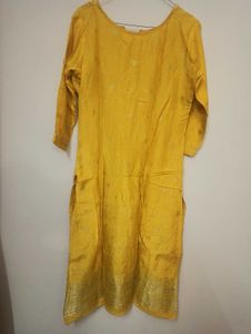 Silk suit with straight pajama &amp; dupatta