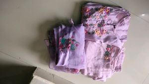 Levender Colour Kurta Set..