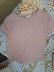 Pink H&M Crop Top