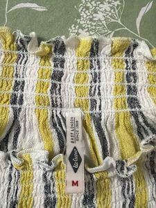 Lee Cooper Striped Off-Shoulder Top