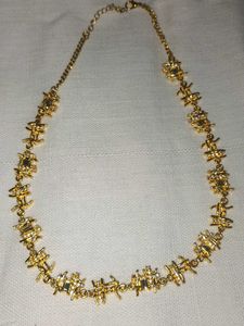 Gold Tone Statement Necklace