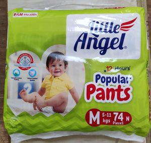 LITTLE ANGEL POPULAR PANTS MEDIUM SIZE 74 UNIT PACK