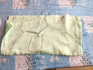 Green Silk Suit Salwar With Netted Dupatta New