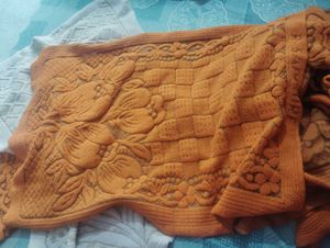 Embroidered Floral Cushion Cover