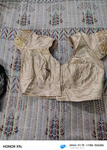 Elegant Gold Embroidered Blouse