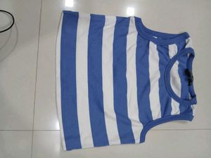Blue &amp; White Striped T-Shirt