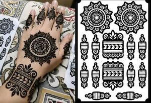 Henna Tattoo Stencils