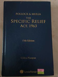 Pollock & Mulla The Specific Relief Act, 1963
