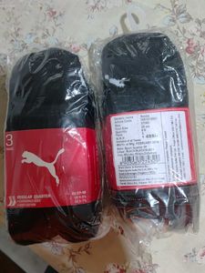 Puma Regular Quarter Socks - 6 Pairs