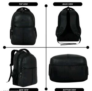 clasic black leather bag