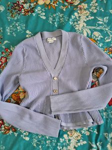 Vintage Periwinkle Cardigan