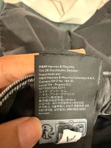 H&amp;M Grey Wash Wide Leg Jeans