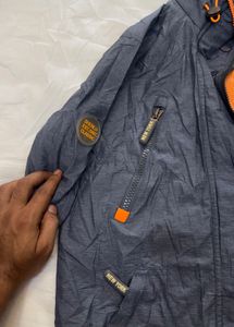 Men's Stylish Blue Casual Jacket
