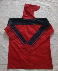 Red &amp; Navy Rain Jacket