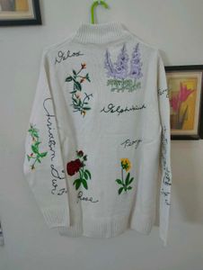 NEW Christian Dior Embroidered Sweater