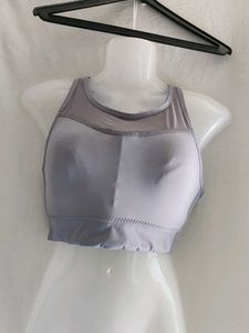 Comfortable Grey Sports Bra