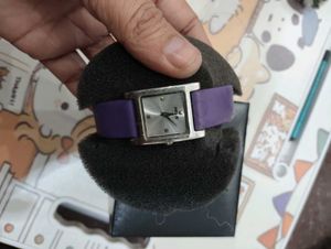 Helix Women's Purple Strap Watch