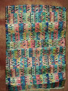 Vibrant Indian blouse Material Fabric.