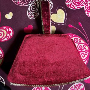 Charlotte tilbury Velvet Heart Clutch Bag