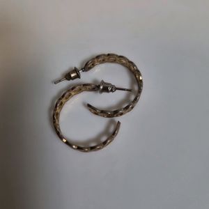 294. Oxidised Golden Hoops Combo