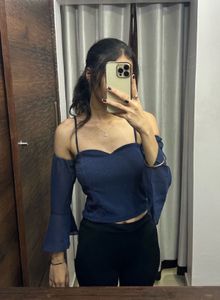 Sparkly Navy Blue Top