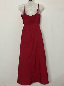Pintresty Red Wrap Maxi Dress