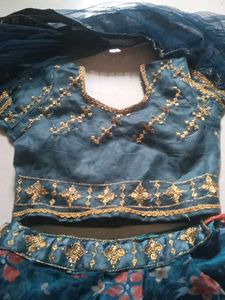 Beautiful Floral Lehenga Choli Set