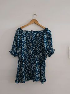 Teal Casual Top (Women's)