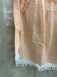 Boho Off-the-Shoulder Lace Trim Top