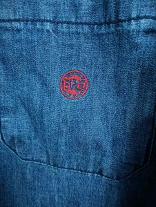Denim Button-Down Shirt