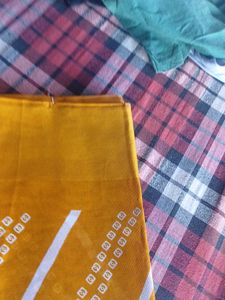 Mustard Yellow Bandhani Saree