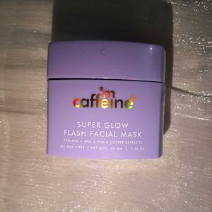 mCaffeine Super Glow Flash Facial Mask