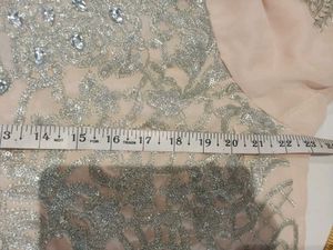 Elegant peach Embroidered Kurta Set