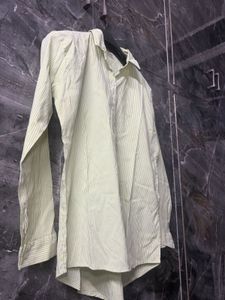 ZARA Mint Green &amp; White Striped Shirt for Women’s