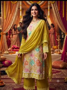 Elegant Traditional Pakistani Dress