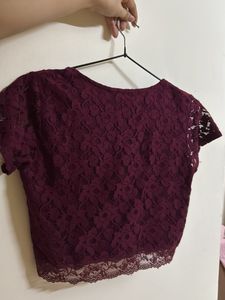 Lace Crop Top