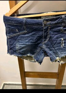 Beautiful Distressed Denim Shorts