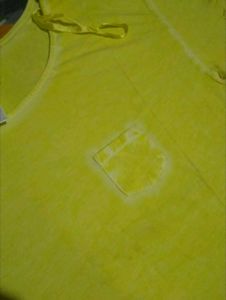 Yellow Cropped T-Shirt