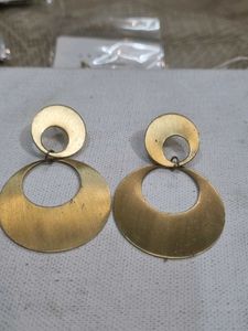 Gold Tone Hoop Earrings